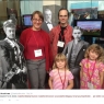 Stanford alumnus Jason Campbell ('94) and family, 2014