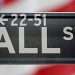 Wall Street sign