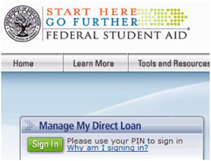 Manage My Direct Loan: Sign In