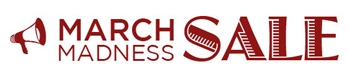 SUP March Madness book sale logo