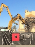 Meyer Library demolition site