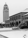 Snow on campus, 1962