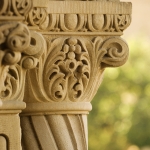 Architectural detail of the Stanford Quadrangle. 
