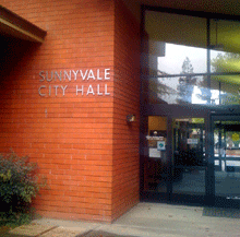 Picture of Sunnyvale City Hall Main Entrance