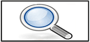 image of a magnifying glass