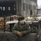 A coal miner in Donetsk, Ukraine