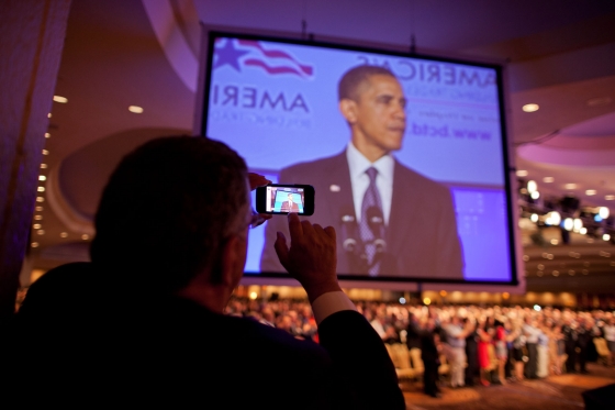 President Barack Obama delivers remarks at the Building and Construction Trades Department Legislative Conference (April 30, 2012)