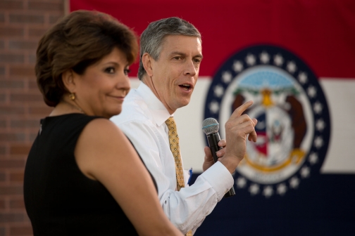 Secretary Duncan with Janet Murguia