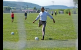 President Obama Drops By Soccer Practice