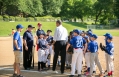 President Obama Visits With Little League Players