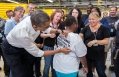 President Obama Signs A Line Worker&#039;s Shirt