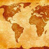 Sepia World Map