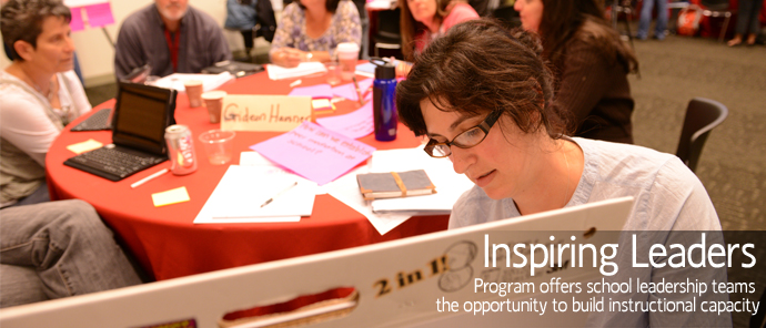 Inspiring Leaders - Program offers school leadership teams the opportunity to build instructional capacity