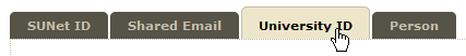 university ID tab