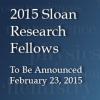 Sloan Research Fellows