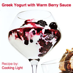 Greek Yogurt with Fresh Berry Sauce