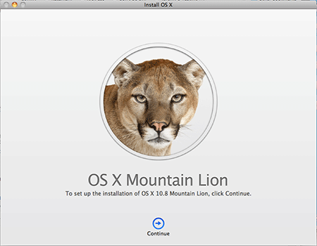 Mac Install screen 1