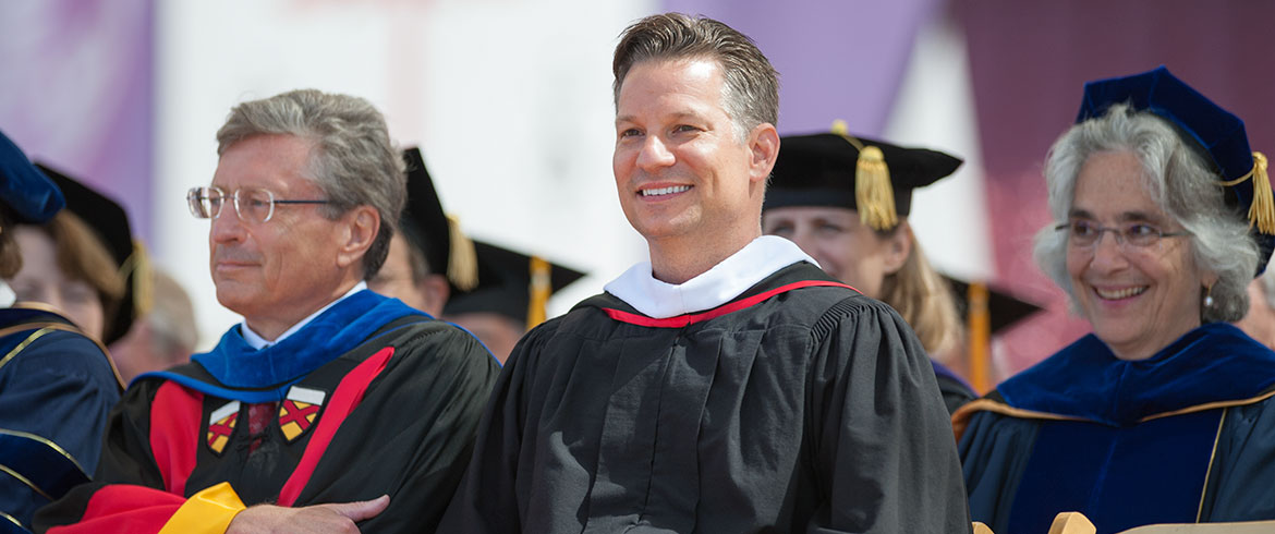 Photo: Commencement speaker Richard Engel
