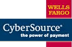 combined logos of CyberSource Wells Fargo