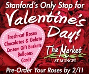 ad for Valentine's Day shopping at the Market