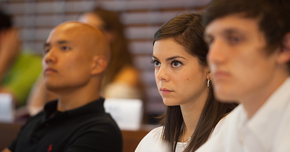 students in class