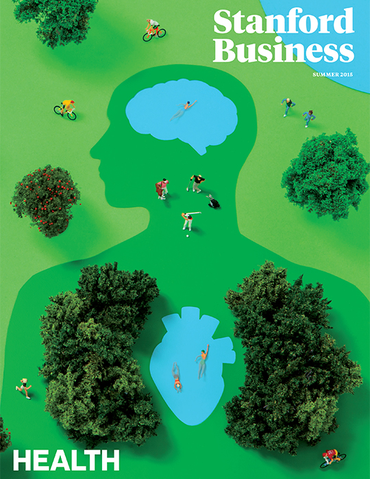 Cover of Summer 2015 issue of Stanford Business magazine