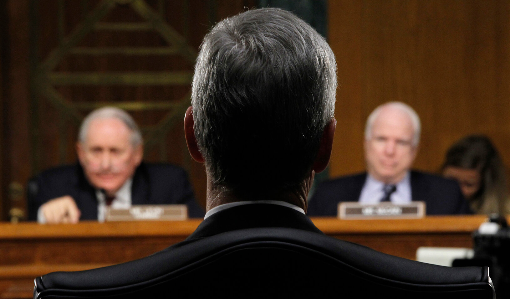 Apple CEO Tim Cook (center) was grilled in 2013 by a Senate subcommittee investigating the company&#039;s offshore tax strategies. | Reuters/Jason Reed