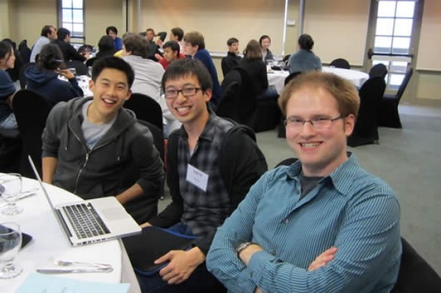 Daniel Kim, Gerald Tiu and Chris Mount at the MSTP annual conference