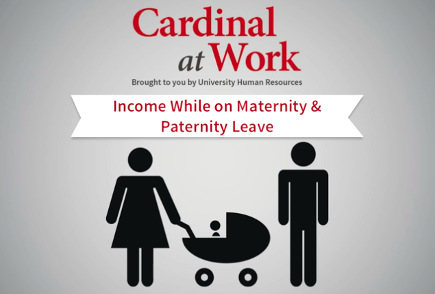 Screenshot from the Maternity and Paternity Leave video