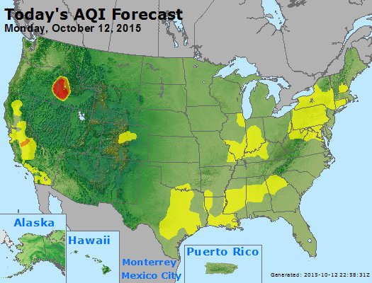 AQI Forecast - http://files.airnowtech.org/airnow/today/forecast_aqi_20151012_usa.jpg