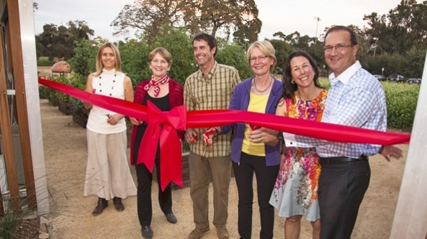 Ribbon Cutting at the Stanford Educational Farm