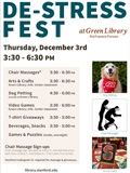 De-Stress Fest, an undergraduate event sponsored by the Stanford Libraries on Thursday, December 3, 2015.