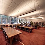 One of the study areas in the Chemistry & Chemical Engineering Library