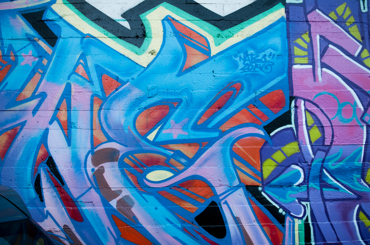 Graffiti art on a wall in San Francisco