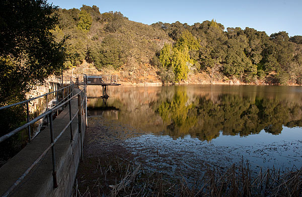 Searsville Dam and Reservoir