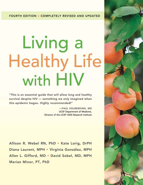 link to publisher's site for Living a Healthy Life with HIV book