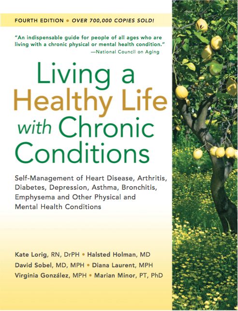 Link to Publisher's site for Living a Healthy Life with Chronic Conditions book