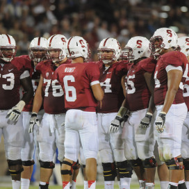 Commanded by redshirt junior quarterback Josh Nunes, the Stanford offense needs to sustain long drives in order to keep USC's explosive wide receiver duo of Marqise Lee and Robert Woods off the field. When asked about what he expects out of Nunes against the Trojan defense, head coach David Shaw replied, "For Josh, it's do what he's been doing." (SIMON WARBY/The Stanford Daily))