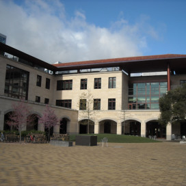 The Jerry Yang and Akiko Yamazaki Environment and Energy Building (Y2E2) in the Science and Engineering Quad will have a new neighbor by the summer of 2014. The new building will house the Department of Bioengineering. (Stanford Daily File Photo)
