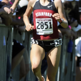 Senior Kathy Kroeger (above) finished 24th in her final collegiate cross country race as the No. 4 women returned to the podium with a third-place finish at the NCAA Championships. (Stanford Daily File Photo)