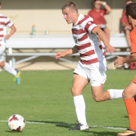 Freshman striker Jordan Morris scored the Cardinal's only two goals this weekend. (SEAN CHRISTOFFERSON/The Stanford Daily)