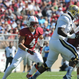 Sophomore inside linebacker Blake Martinez (left) will play a prominent role for the Cardinal in 2014. (AVI BAGLA/The Stanford Daily)