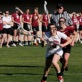 Senior Rachel Ozer (above) scored two goals ... (XXX/The Stanford Daily)