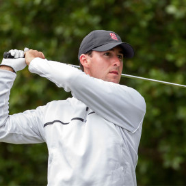 Cameron Wilson (above) struggled in his opening round at the 2014 US Open, shooting an 8-over 78 at Pinehurst No.2. Wilson, the 2014 NCAA Individual National Champion, is making his second appearance in the US Open. (