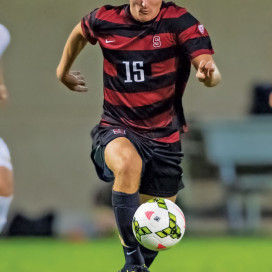 Midfielder Eric Verso (above) leads the Cardinal in both goals (2) and assists (3) through four games.