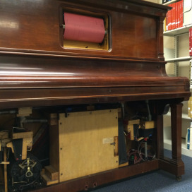 The Stanford Music Department received the Denis Condon Collection of self-playing pianos and more than 7,500 music rolls.
(ALEXANDRA NGUYEN-PHUC/The Stanford Daily)