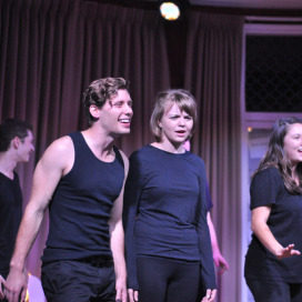 Instead of producing "Bloody Bloody Andrew Jackson," At The Fountain Theatricals produced "Did We Offend You?", a cabaret intended to inspire conversation about the line between appropriate theater content and content that is over the line. (Courtesy of Chris Sackes/At The Fountain Theatricals)
