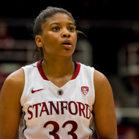 Stanford senior guard Amber Orrange (above)