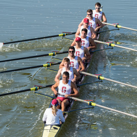 The men's rowing team (above) likely won't win a title this year, but the women's lightweight team has a strong chance to make a big splash at IRA National Championships this coming weekend. (DAVID BERNAL/isiphotos.com)