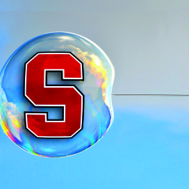 While the Stanford bubble is notorious for isolating students from the larger world, the past year has seen a rise in activism and calls for change on campus, leading some to ask, has the bubble burst?  (SOM-MAI NGUYEN/The Stanford Daily).
